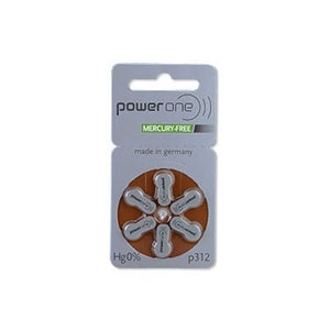 PowerOne MF Batteries Size 312 - Pack of 8