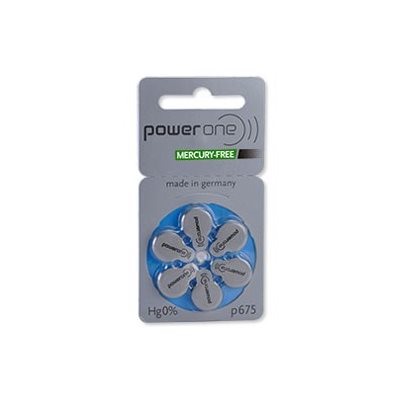 PowerOne MF Batteries Size 675 - Pack of 4